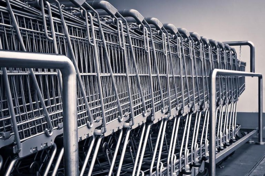 Shopping carts.