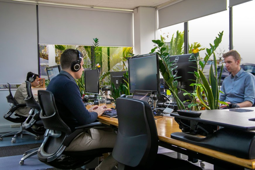 SiteHost's Product and Automation team at work.