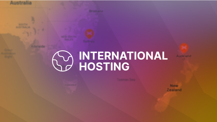 New Zealand hosting for international clients.