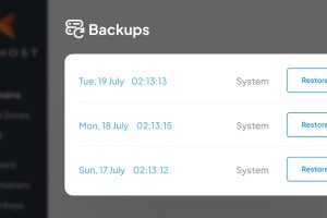 Restore from your choice of back-up.